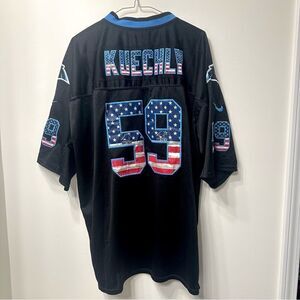 LUKE KUECHLY #59 CAROLINA PANTHERS NIKE NFL JERSEY STITCHED SZ 52 STARS STRIPES